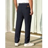 image:imageCOOFANDY Mens Casual Pants Elastic Waist Chino Pants Lightweight Drawstring Pants with PocketsNavy Blue