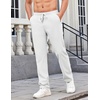 image:imageCOOFANDY Mens Casual Pants Elastic Waist Chino Pants Lightweight Drawstring Pants with PocketsWhite