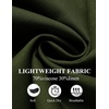 image:imageCOOFANDY Mens Casual Pants Linen Capri Harem Pants Loose Fit Baggy Pants Lightweight Beach Yoga TrousersArmy Green