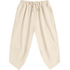 image:imageCOOFANDY Mens Casual Pants Linen Capri Harem Pants Loose Fit Baggy Pants Lightweight Beach Yoga TrousersBeige