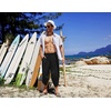 image:imageCOOFANDY Mens Casual Pants Linen Capri Harem Pants Loose Fit Baggy Pants Lightweight Beach Yoga TrousersBlack