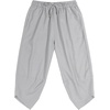 image:imageCOOFANDY Mens Casual Pants Linen Capri Harem Pants Loose Fit Baggy Pants Lightweight Beach Yoga TrousersGrey