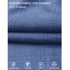 image:imageCOOFANDY Mens Casual Shorts 9 Summer Beach Shorts Drawstring Elastic Waist Shorts with PocketsBlue
