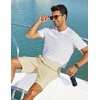 image:imageCOOFANDY Mens Casual Shorts 9 Summer Beach Shorts Drawstring Elastic Waist Shorts with PocketsKhaki