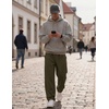 image:imageCOOFANDY Mens Casual Sweatpants Open Bottom Lounge Pants Lightweight Baggy Workout Yoga Track PantsArmy Green