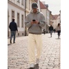 image:imageCOOFANDY Mens Casual Sweatpants Open Bottom Lounge Pants Lightweight Baggy Workout Yoga Track PantsBeige