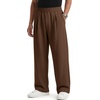 image:imageCOOFANDY Mens Casual Sweatpants Open Bottom Lounge Pants Lightweight Baggy Workout Yoga Track PantsBrown