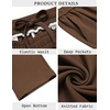image:imageCOOFANDY Mens Casual Sweatpants Open Bottom Lounge Pants Lightweight Baggy Workout Yoga Track PantsBrown