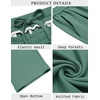image:imageCOOFANDY Mens Casual Sweatpants Open Bottom Lounge Pants Lightweight Baggy Workout Yoga Track PantsGreen