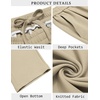 image:imageCOOFANDY Mens Casual Sweatpants Open Bottom Lounge Pants Lightweight Baggy Workout Yoga Track PantsKhaki