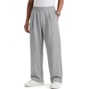 image:imageCOOFANDY Mens Casual Sweatpants Open Bottom Lounge Pants Lightweight Baggy Workout Yoga Track PantsLight Grey