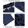 image:imageCOOFANDY Mens Casual Sweatpants Open Bottom Lounge Pants Lightweight Baggy Workout Yoga Track PantsNavy Blue