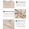 image:imageCOOFANDY Mens Casual TShirts Short Sleeve Crewneck Pullover Classic Knit Tee ShirtsBeige