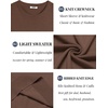 image:imageCOOFANDY Mens Casual TShirts Short Sleeve Crewneck Pullover Classic Knit Tee ShirtsBrown