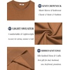 image:imageCOOFANDY Mens Casual TShirts Short Sleeve Crewneck Pullover Classic Knit Tee ShirtsCaramel