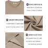 image:imageCOOFANDY Mens Casual TShirts Short Sleeve Crewneck Pullover Classic Knit Tee ShirtsKhaki