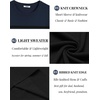 image:imageCOOFANDY Mens Casual TShirts Short Sleeve Crewneck Pullover Classic Knit Tee ShirtsStripe  Black  Navy