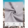 image:imageCOOFANDY Mens Cotton Linen Pants Casual Drawstring Summer Beach Pants Lightweight Linen Dress TrousersLight Grey