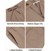 image:imageCOOFANDY Mens Cotton Linen Pants Casual Drawstring Summer Beach Pants Lightweight Linen Dress TrousersNomad