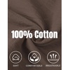 image:imageCOOFANDY Mens Cotton Linen Pants Casual Harem Pants Elastic Waist Beach Boho Yoga TrousersBrown