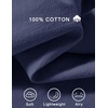 image:imageCOOFANDY Mens Cotton Linen Pants Lightweight Casual Linen Dress Pants Drawstring Summer Beach TrousersNavy Blue