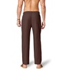 image:imageCOOFANDY Mens Cotton Linen Pants Relaxed Fit Casual Drawstring Dress Pants Beach Summer Lightweight TrousersCoffee