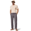image:imageCOOFANDY Mens Cotton Linen Pants Relaxed Fit Casual Drawstring Dress Pants Beach Summer Lightweight TrousersDark Grey