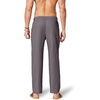 image:imageCOOFANDY Mens Cotton Linen Pants Relaxed Fit Casual Drawstring Dress Pants Beach Summer Lightweight TrousersDark Grey