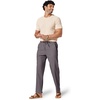 image:imageCOOFANDY Mens Cotton Linen Pants Relaxed Fit Casual Drawstring Dress Pants Beach Summer Lightweight TrousersDark Grey