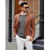 image:imageCOOFANDY Mens Crew Neck Sweater Long Sleeve Ribbed Knit Dress Sweaters Casual Slim Fit PulloverDark Grey