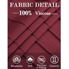 image:imageCOOFANDY Mens Crew Neck Sweater Long Sleeve Ribbed Knit Dress Sweaters Casual Slim Fit PulloverWine Red