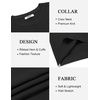 image:imageCOOFANDY Mens Crew Neck Sweaters Long Sleeve Lightweight Knit Dress Pullover SweatersBlack