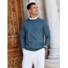 image:imageCOOFANDY Mens Crew Neck Sweaters Long Sleeve Lightweight Knit Dress Pullover SweatersBlue