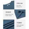 image:imageCOOFANDY Mens Crew Neck Sweaters Long Sleeve Lightweight Knit Dress Pullover SweatersBlue