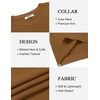 image:imageCOOFANDY Mens Crew Neck Sweaters Long Sleeve Lightweight Knit Dress Pullover SweatersBrown