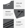 image:imageCOOFANDY Mens Crew Neck Sweaters Long Sleeve Lightweight Knit Dress Pullover SweatersDark Gray