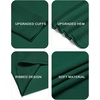 image:imageCOOFANDY Mens Crew Neck Sweaters Long Sleeve Lightweight Knit Dress Pullover SweatersDark Green