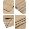 image:imageCOOFANDY Mens Crew Neck Sweaters Long Sleeve Lightweight Knit Dress Pullover SweatersLight Camel