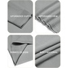 image:imageCOOFANDY Mens Crew Neck Sweaters Long Sleeve Lightweight Knit Dress Pullover SweatersLight Gray
