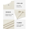 image:imageCOOFANDY Mens Crew Neck Sweaters Long Sleeve Lightweight Knit Dress Pullover SweatersWhite