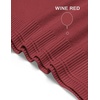 image:imageCOOFANDY Mens Crew Neck Sweaters Long Sleeve Lightweight Knit Dress Pullover SweatersWine Red