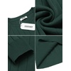 image:imageCOOFANDY Mens Crewneck Pullover Sweaters Business Casual Long Sleeve Slim Fit Sweater Chunky Cable Knit SweaterLake Green