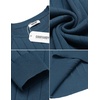 image:imageCOOFANDY Mens Crewneck Pullover Sweaters Business Casual Long Sleeve Slim Fit Sweater Chunky Cable Knit SweaterNavy Blue