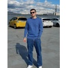 image:imageCOOFANDY Mens Crewneck Sweaters Long Sleeve Dress Knit Sweater Lightweight Slim Fit Pullover SweatersBlue