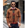image:imageCOOFANDY Mens Crewneck Sweaters Long Sleeve Dress Knit Sweater Lightweight Slim Fit Pullover SweatersChristmas RedGreen