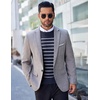 image:imageCOOFANDY Mens Crewneck Sweaters Long Sleeve Dress Knit Sweater Lightweight Slim Fit Pullover SweatersNavyWhite Mariner Stripe