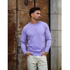 image:imageCOOFANDY Mens Crewneck Sweaters Long Sleeve Dress Knit Sweater Lightweight Slim Fit Pullover SweatersPurple