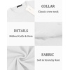 image:imageCOOFANDY Mens Crewneck Sweaters Long Sleeve Dress Knit Sweater Lightweight Slim Fit Pullover SweatersWhite