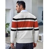 image:imageCOOFANDY Mens Crewneck Sweaters Long Sleeve Dress Knit Sweater Lightweight Slim Fit Pullover SweatersWhiteRust Red
