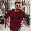 image:imageCOOFANDY Mens Crewneck Sweaters Long Sleeve Dress Knit Sweater Lightweight Slim Fit Pullover SweatersWine Red
